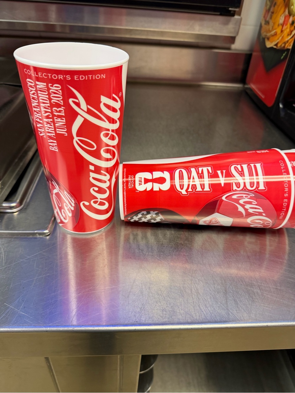 FIFA Coca-Cola Red Collector's Cup Brand New Never Used